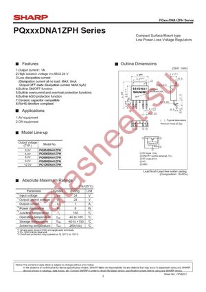 PQ050DNA1ZPH datasheet  